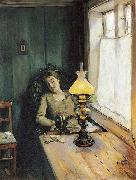 Christian Krohg Trett oil